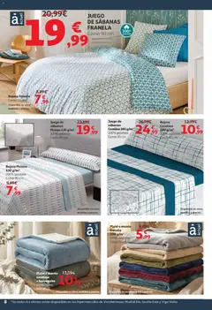 Vista previa Alcampo -  Canarias válido desde el 09.01.2026 | Página: 8 | Productos: Juego de sábanas, Manta, Cama