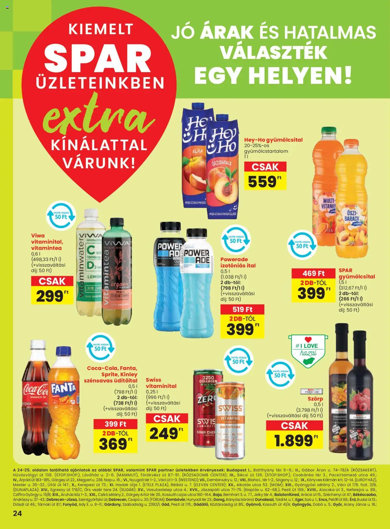 Spar akciós ujság - amely érvényes a következő dátumtól: 05.06.2025 | Oldal: 5 | Termékek: Őszibarack, Gyümölcsital, Fanta, Multivitamin