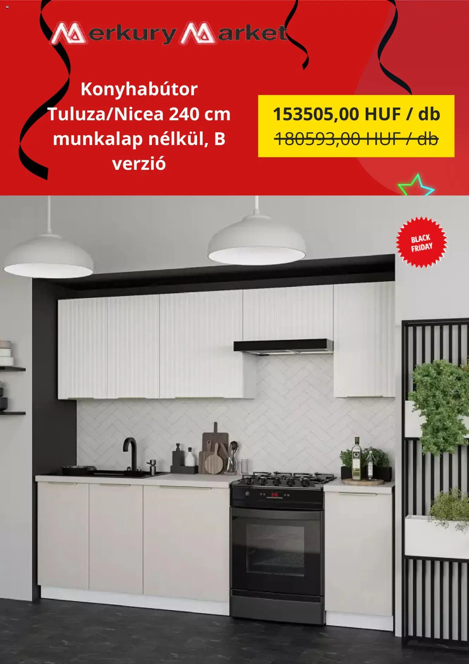 Merkury Market akciós ujság - amely érvényes a következő dátumtól: 07.11.2025 | Oldal: 4 | Termékek: Konyhabútor