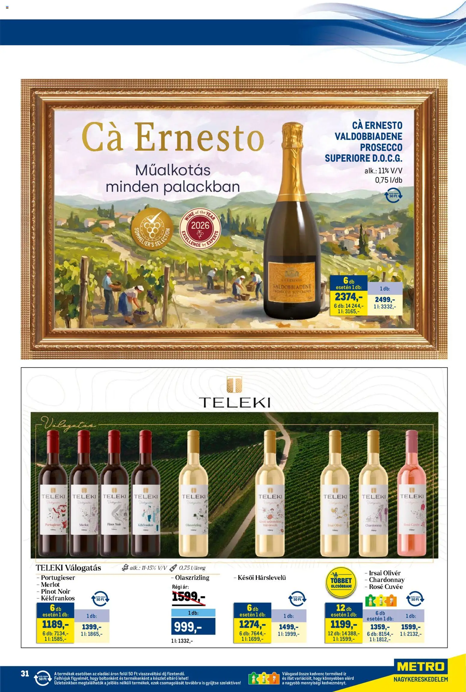 Metro akciós ujság - amely érvényes a következő dátumtól: 16.03.2026 | Oldal: 31