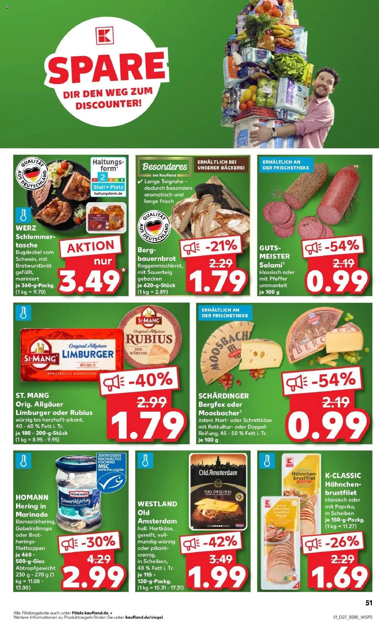 Kaufland prospekt Stadthagen	 - gültig ab dem 06.07.2025 | Seite: 4 | Produkte: Hahnchen, Bäckerei, Pfeffer, Salami