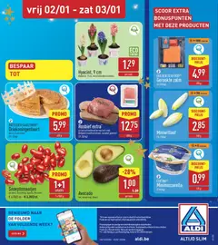 Aldi folder week 52 - Voorbeeld van een folder van Aldi, geldig van 29.12.2025 | Pagina: 32 | Producten: Zalm, Gewicht, Mozzarella, Avocado