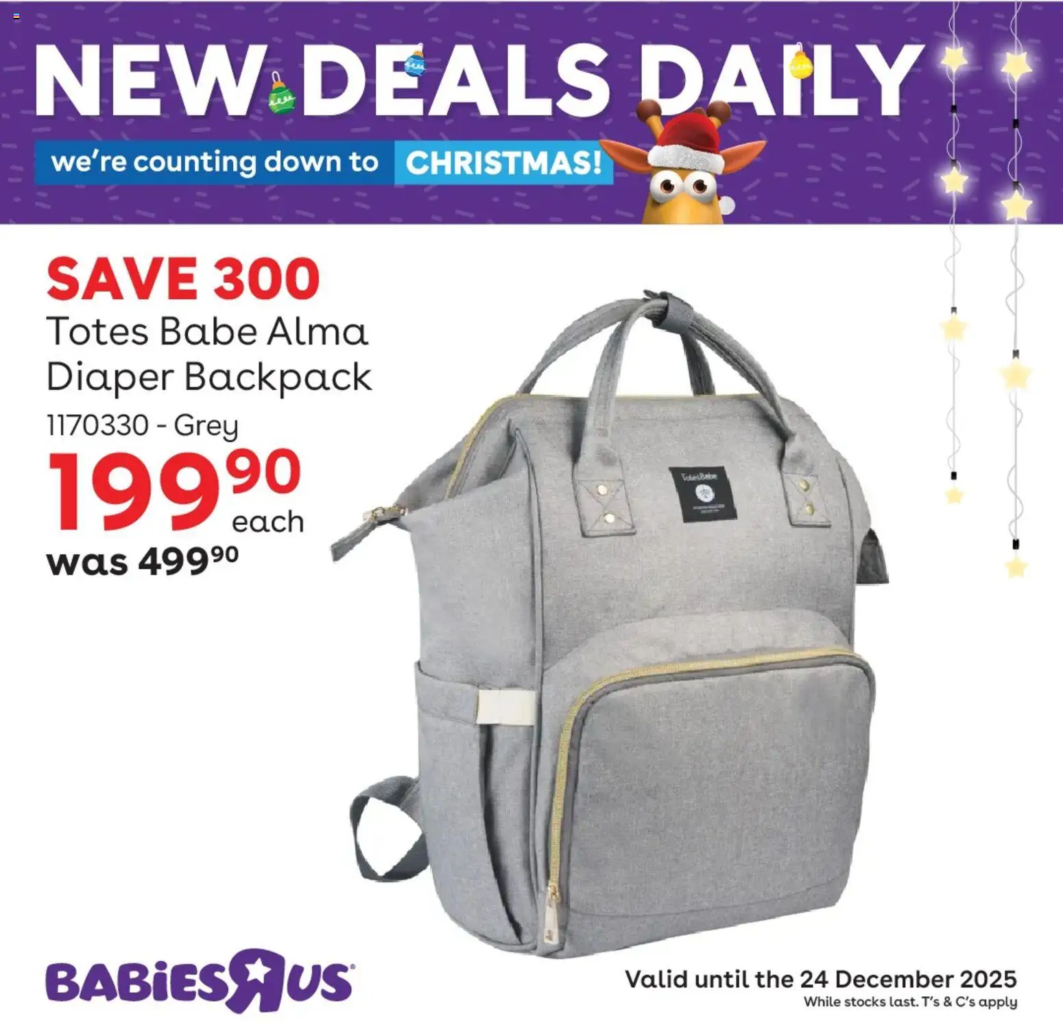 New Babies R Us catalogue – valid from 16.12.2025 | Page: 7 | Products: Backpack