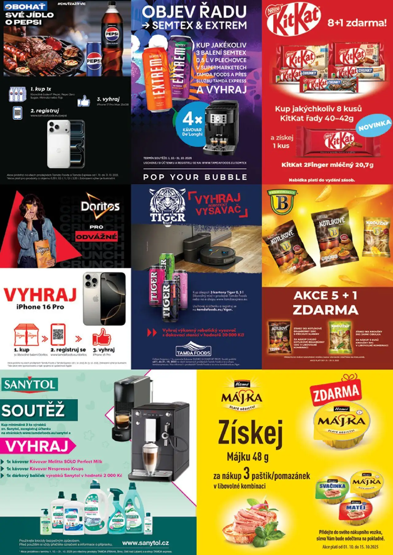 Tamda Foods leták od 01.10.2025 | Strana: 26 | Produkty: Tiger, Semtex, Nespresso, Robotický vysavač