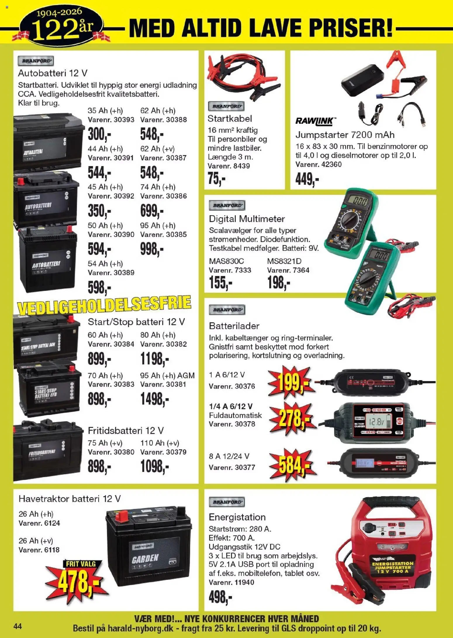 Harald Nyborg tilbudsavis – gyldig fra 09.04.2026 | Side: 48 | Produkter: Tablet, USB, Søm, Batteri