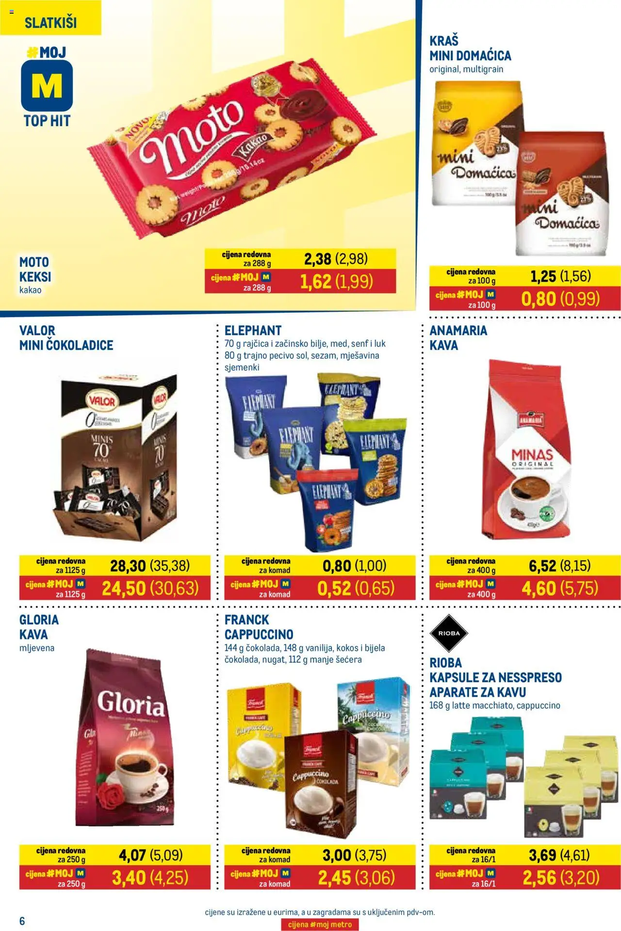 Metro katalog | vrijedi od 16.09.2025 | Stranica: 6 | Proizvodi: Luk, Kakao, Cappuccino, Pecivo