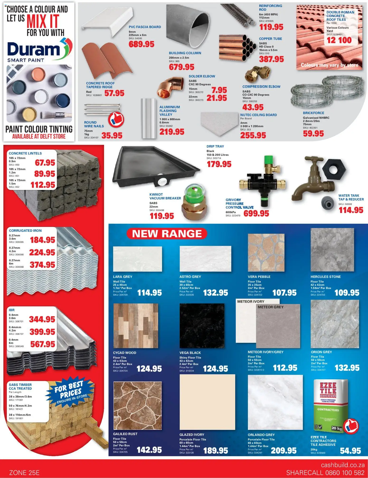 New Cashbuild catalogue – valid from 23.02.2026 | Page: 3 | Products: Tank, Iron, Paint, Drip tray