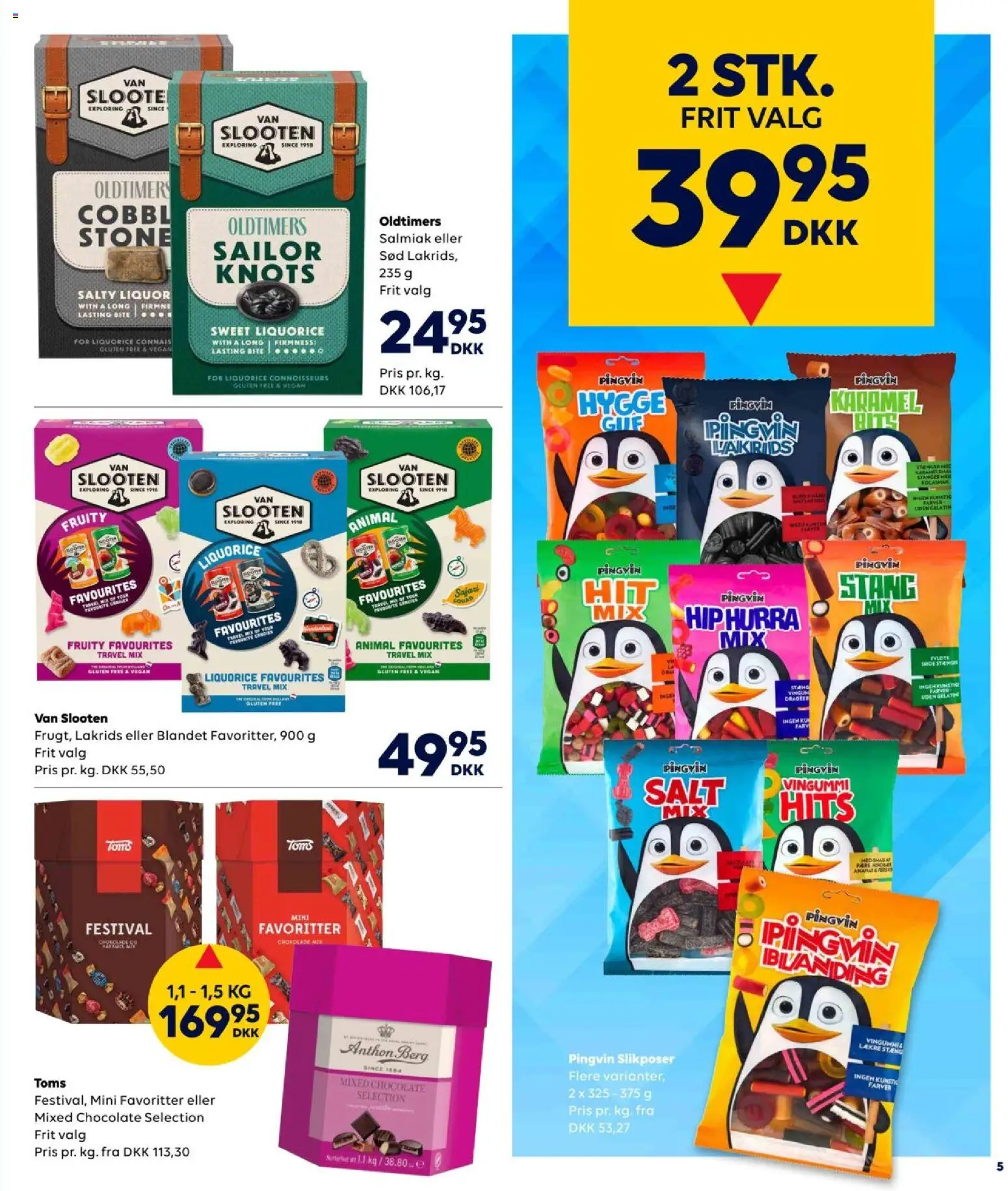 Bordershop tilbudsavis – gyldig fra 31.12.2025 | Side: 5 | Produkter: Chokolade, Salt, Lakrids, Vingummi