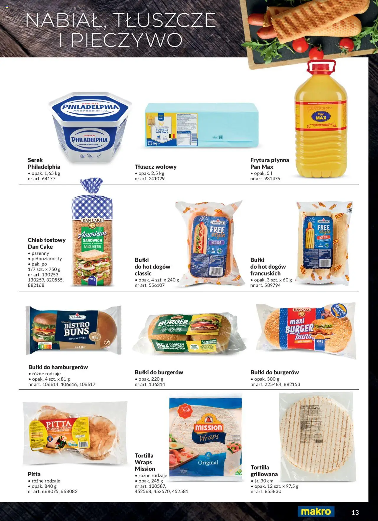 Makro Gazetka - Street Food od 27.03.2024 | Strona: 13 | Produkty: Sandwich, Chleb
