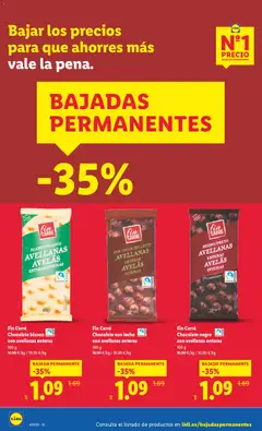 Vista previa Fin Carré Chocolate con leche con avellanas enteras, Chocolate con leche con avellanas enteras 100 g válido desde el 17.11.2025 | Página: 18