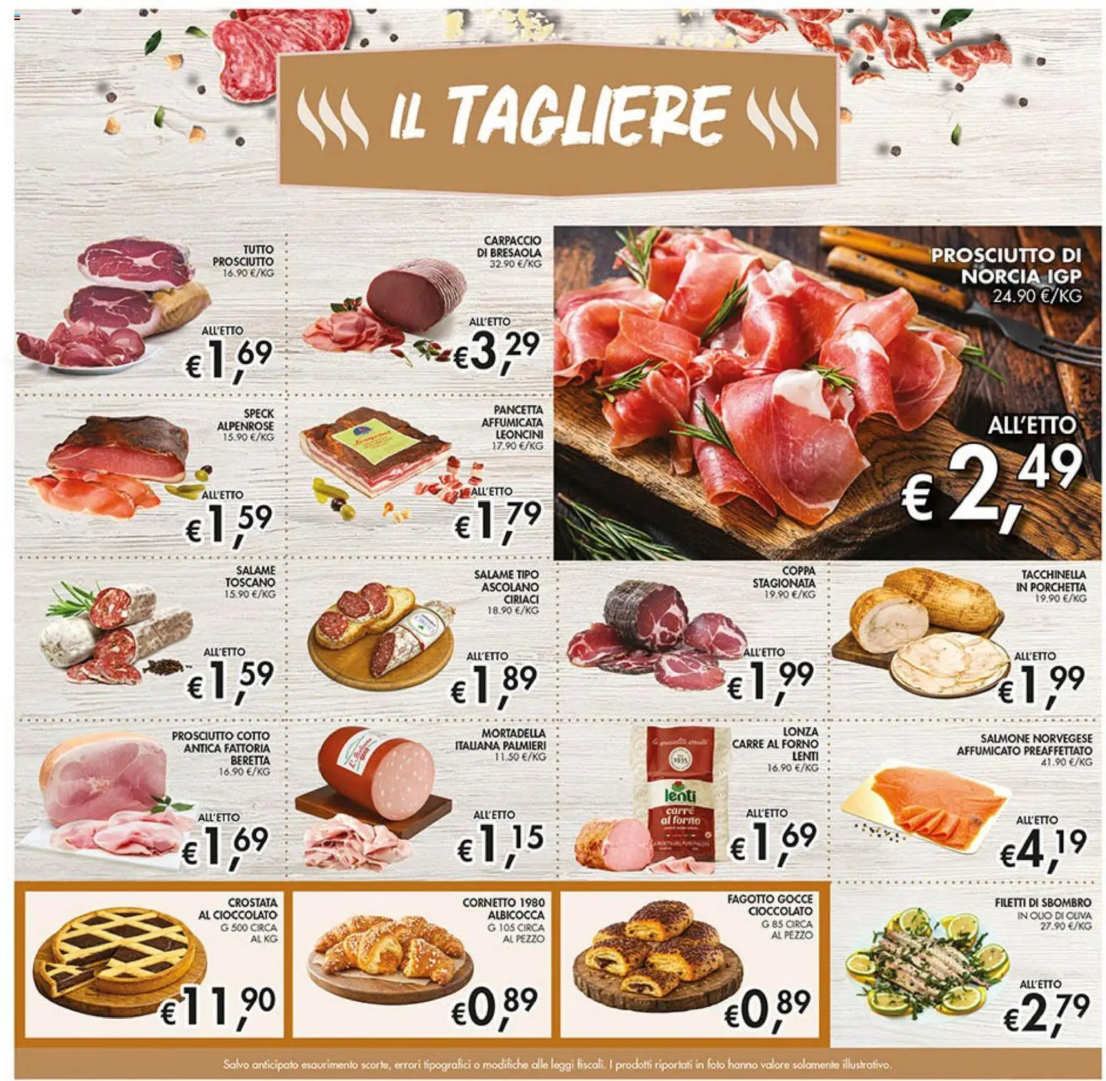 Volantino Coal del 23.04.2026 | Pagina: 11 | Prodotti: Speck, Cioccolato, Salmone, Forno