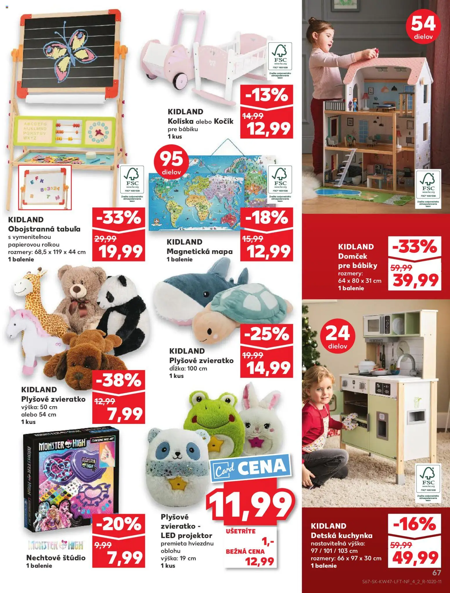 Nové Kaufland akcie – leták je platný od 20.11.2025 | Strana: 67 | Produkty: Led