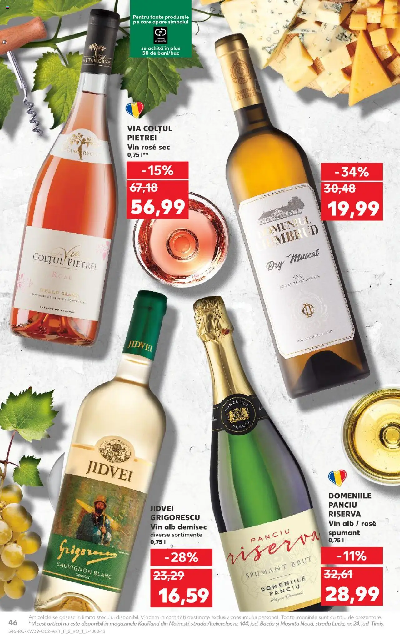 Kaufland RO akciós ujság - amely érvényes a következő dátumtól: 24.09.2025 | Oldal: 46