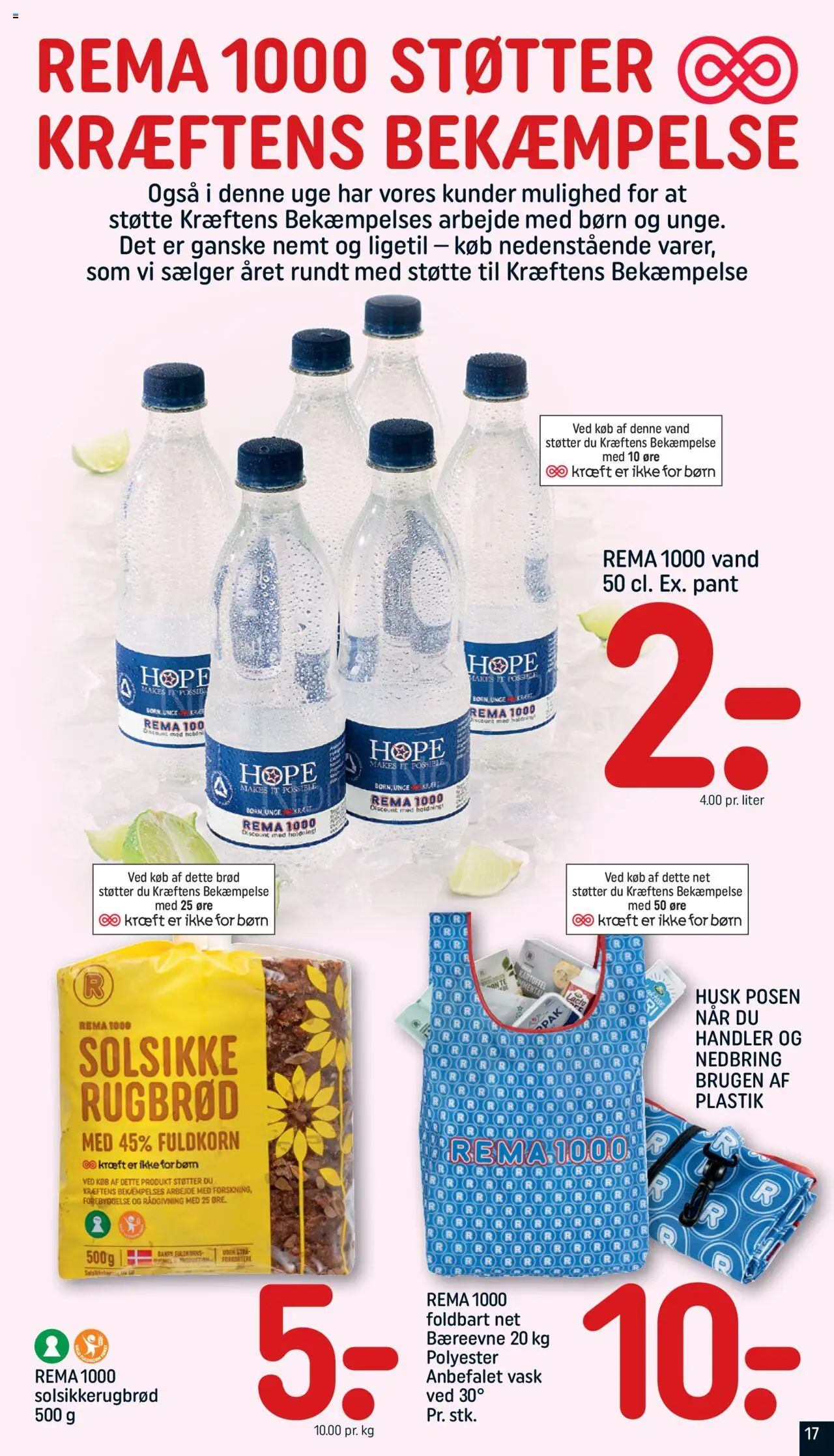 Rema 1000 Tilbudsavis gyldig fra 24.08.2025 | Side: 17 | Produkter: Brød, Te, Rugbrød, Søm