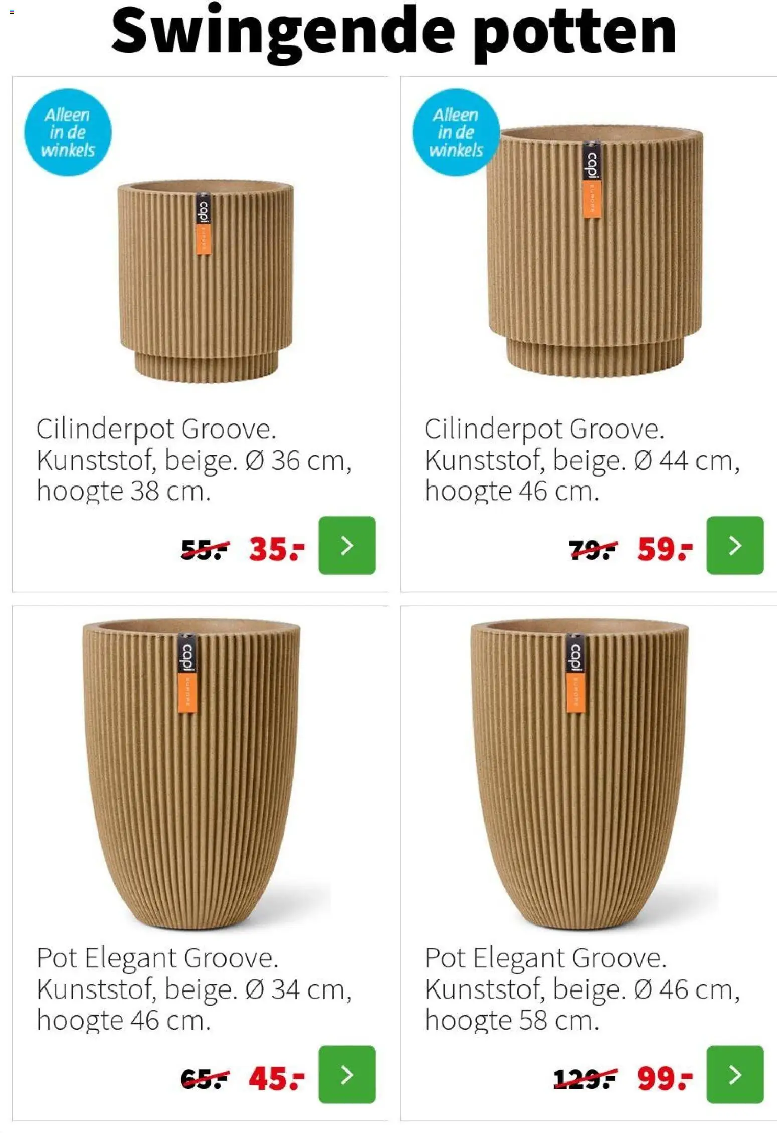 {H1} | Pagina: 12 | Producten: Pot