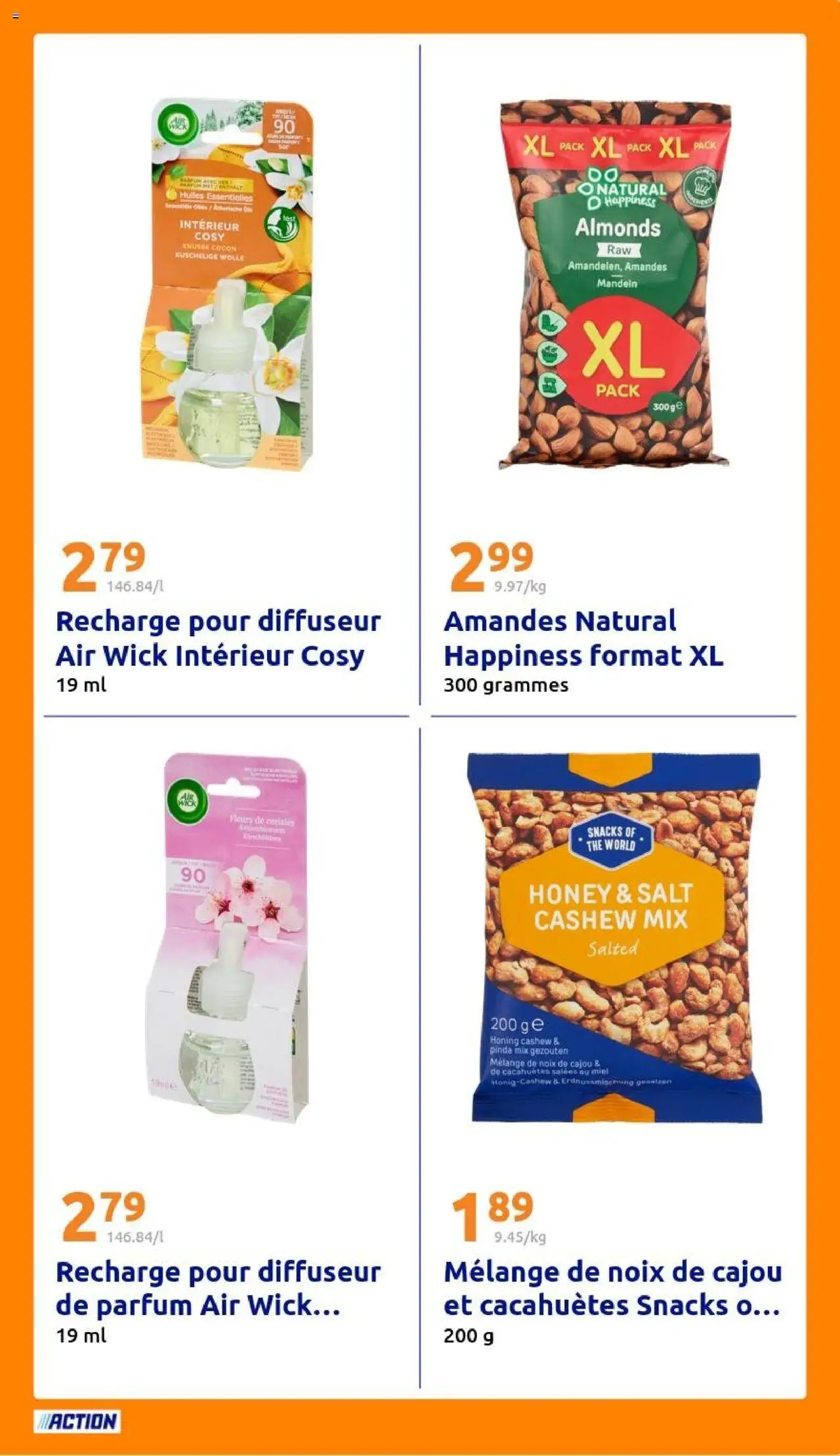 {H1} | Page: 27 | Produits: Noix de cajou, Miel, Thé, Amandes