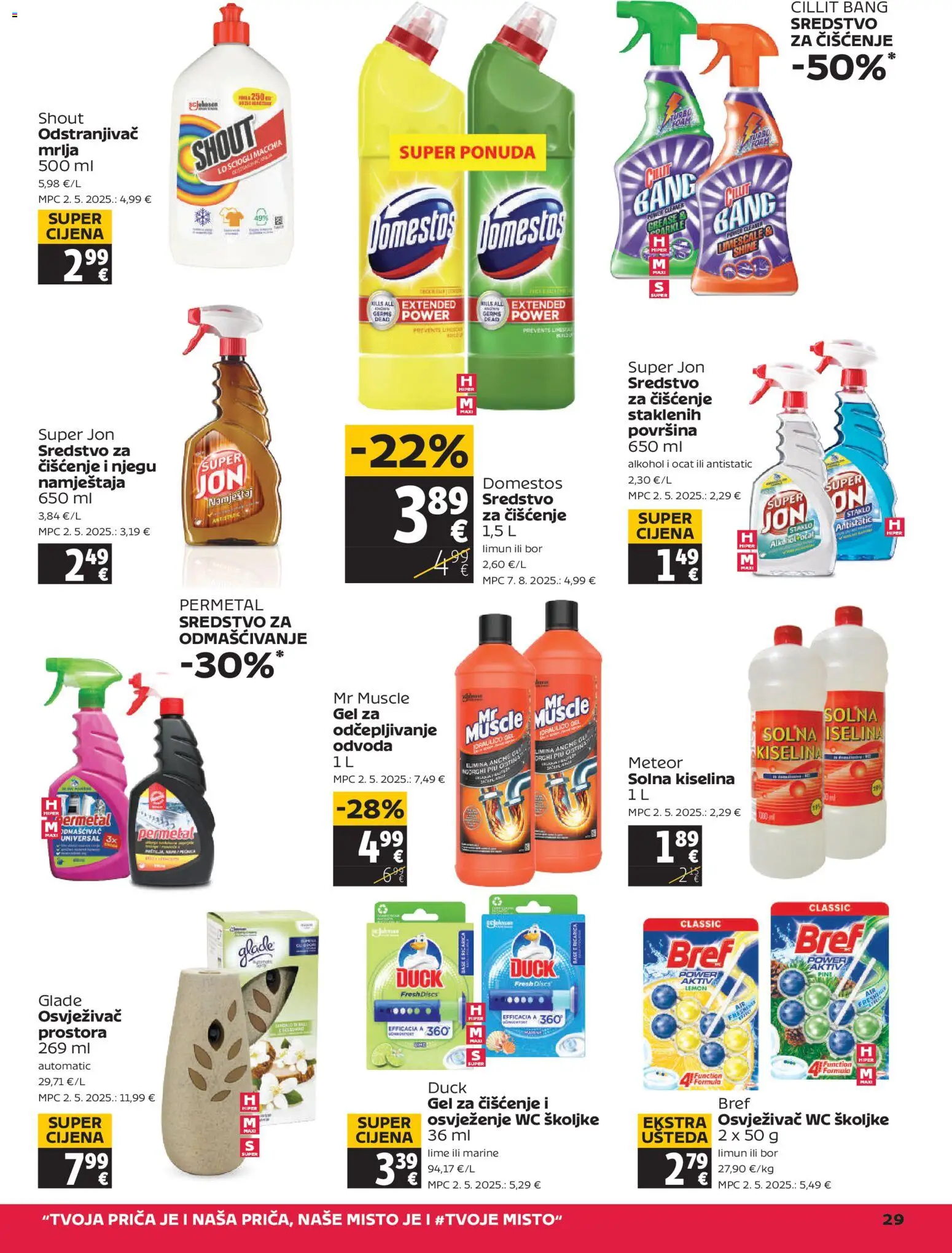 Tommy katalog | vrijedi od 04.12.2025 | Stranica: 29 | Proizvodi: Alkohol, Solna kiselina, Ocat, Limun