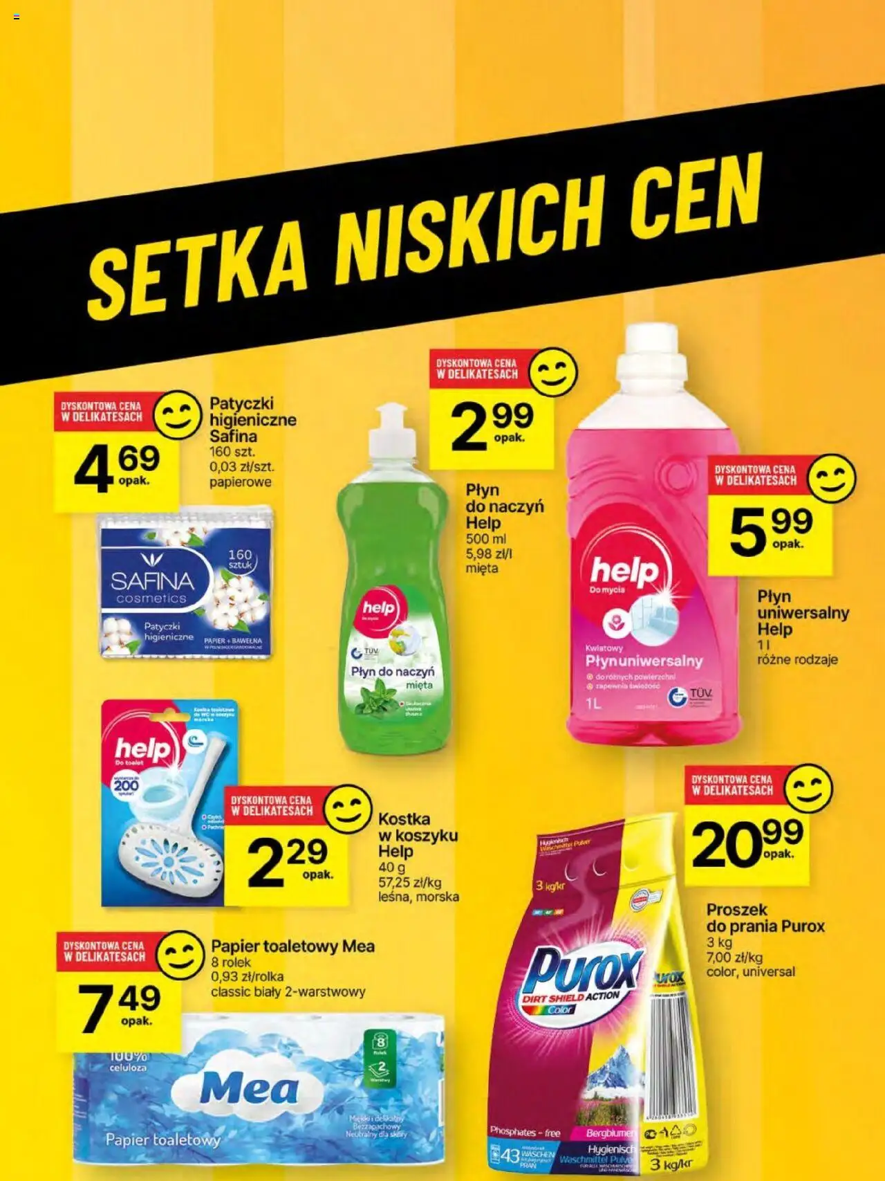 Delikatesy Centrum Gazetka - Sklepy Własne od 05.06.2025 | Strona: 63 | Produkty: Papier toaletowy, Cleaner, Mięta, Detergent