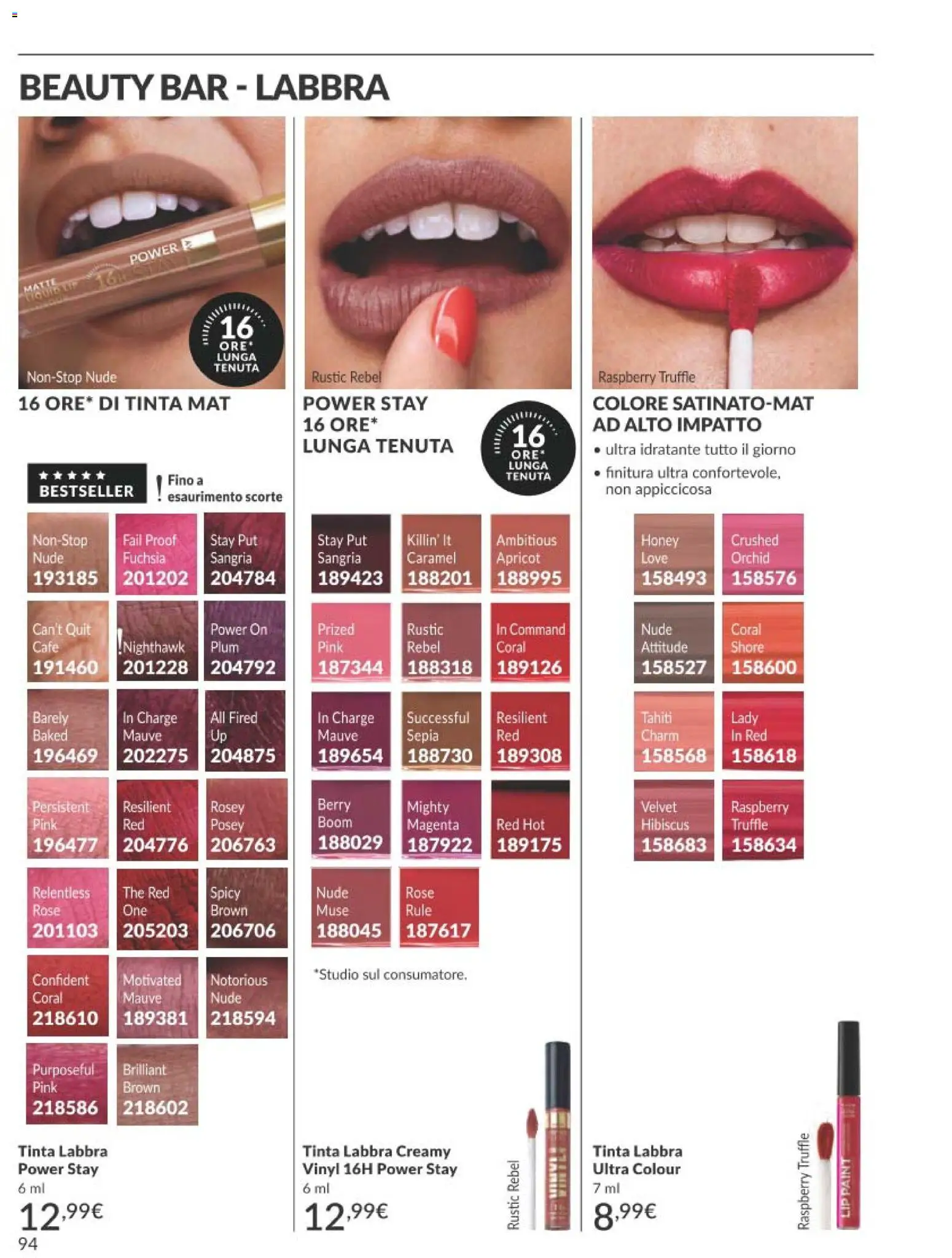 Volantino Avon del 01.11.2025 | Pagina: 94