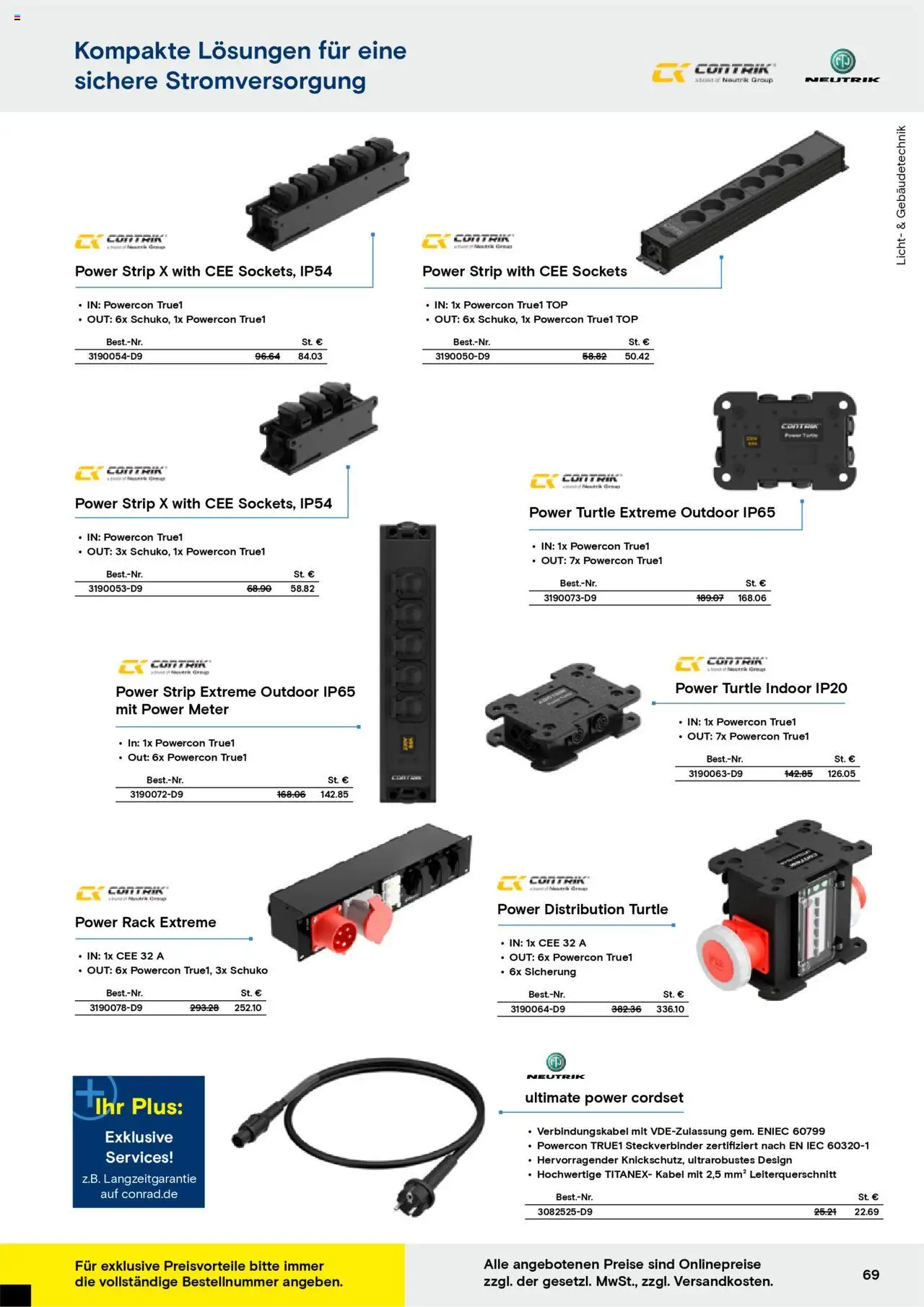 Conrad - Markenkatalog - gültig ab dem 25.08.2025 | Seite: 71 | Produkte: Kabel, Top