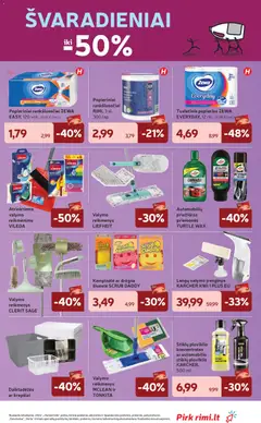 Rimi leidinys galioja nuo 03.03.2026 | Puslapis: 37 | Prekių: Tyrė, Ploviklis, Tualetinis popierius