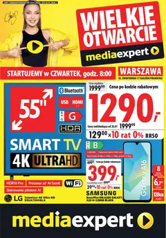 Pogląd oferty "Mediaexpert Gazetka - Wielkie otwarcie Warszawa" - ważna od 15.01.2026