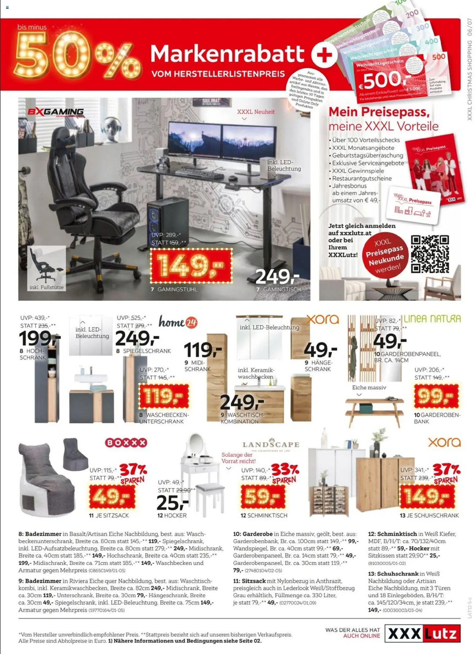 XXXLutz Prospekt aktuell gültig ab 02.12.2025 | Seite: 7 | Produkte: Schrank, Waschbecken