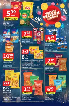Pogląd oferty "Auchan Gazetka - Sylwestrowe Okazje" - ważna od 27.12.2025 | Strona: 9 | Produkty: Chili, Tortilla, Papryka, Ciastka Oreo