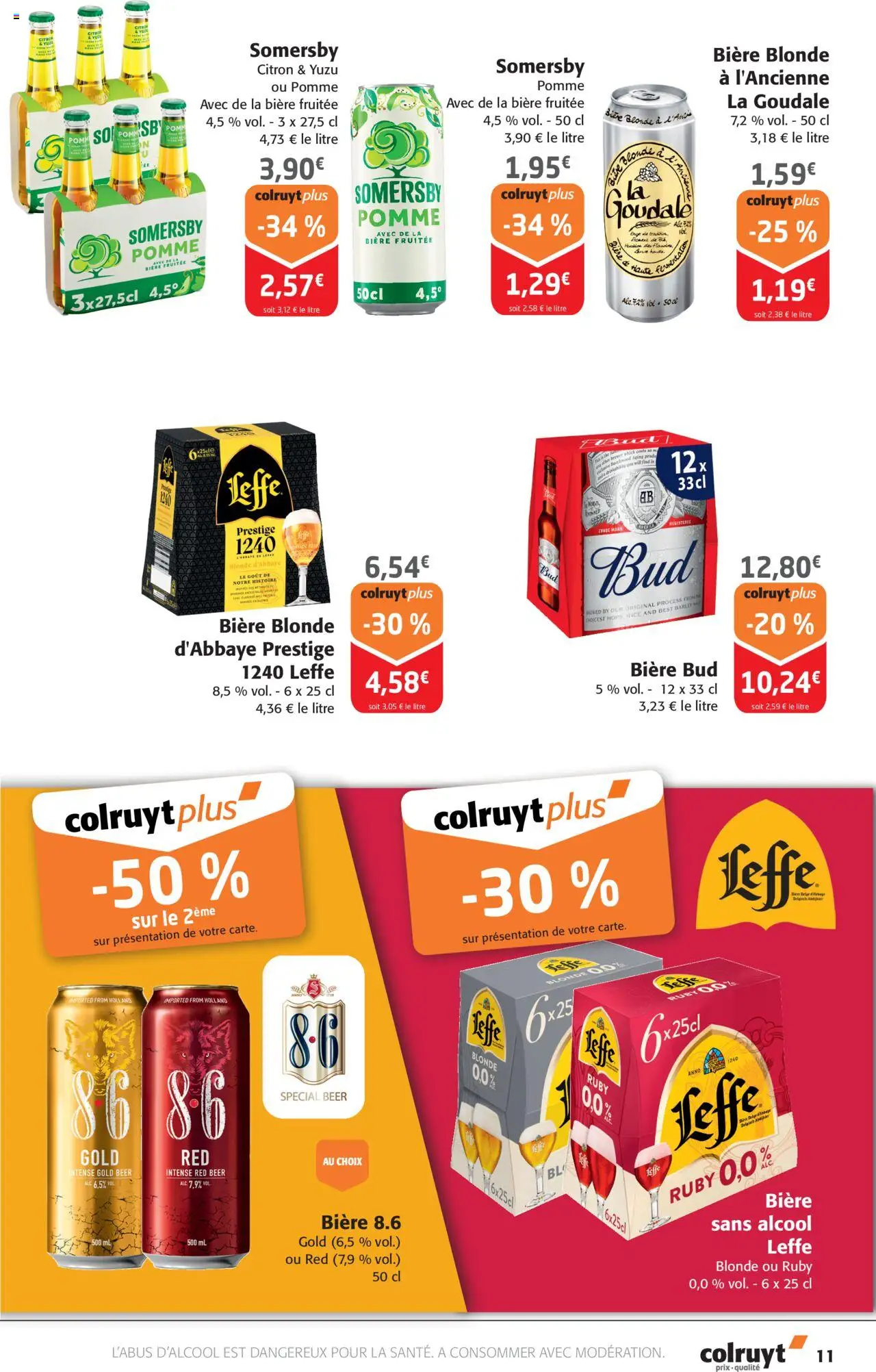  | Page: 11 | Produits: Citron, Pomme, Bière blonde, Bière