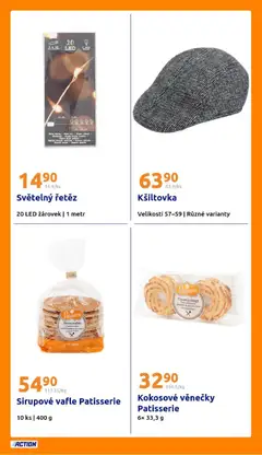 Náhled letáku Action leták od 22.10.2025 | Strana: 21 | Produkty: Vafle, Světelný řetěz, LED