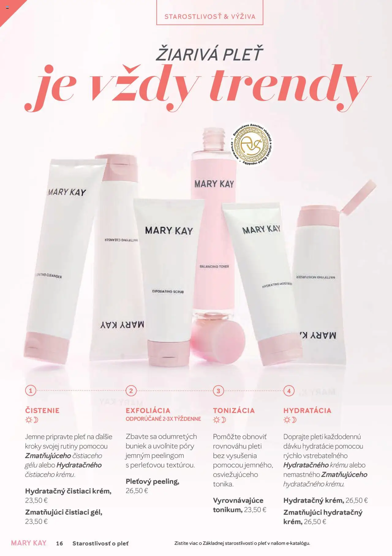Mary Kay katalóg │ platný od 16.07.2025 | Strana: 16 | Produkty: Peeling, Krém, Toner