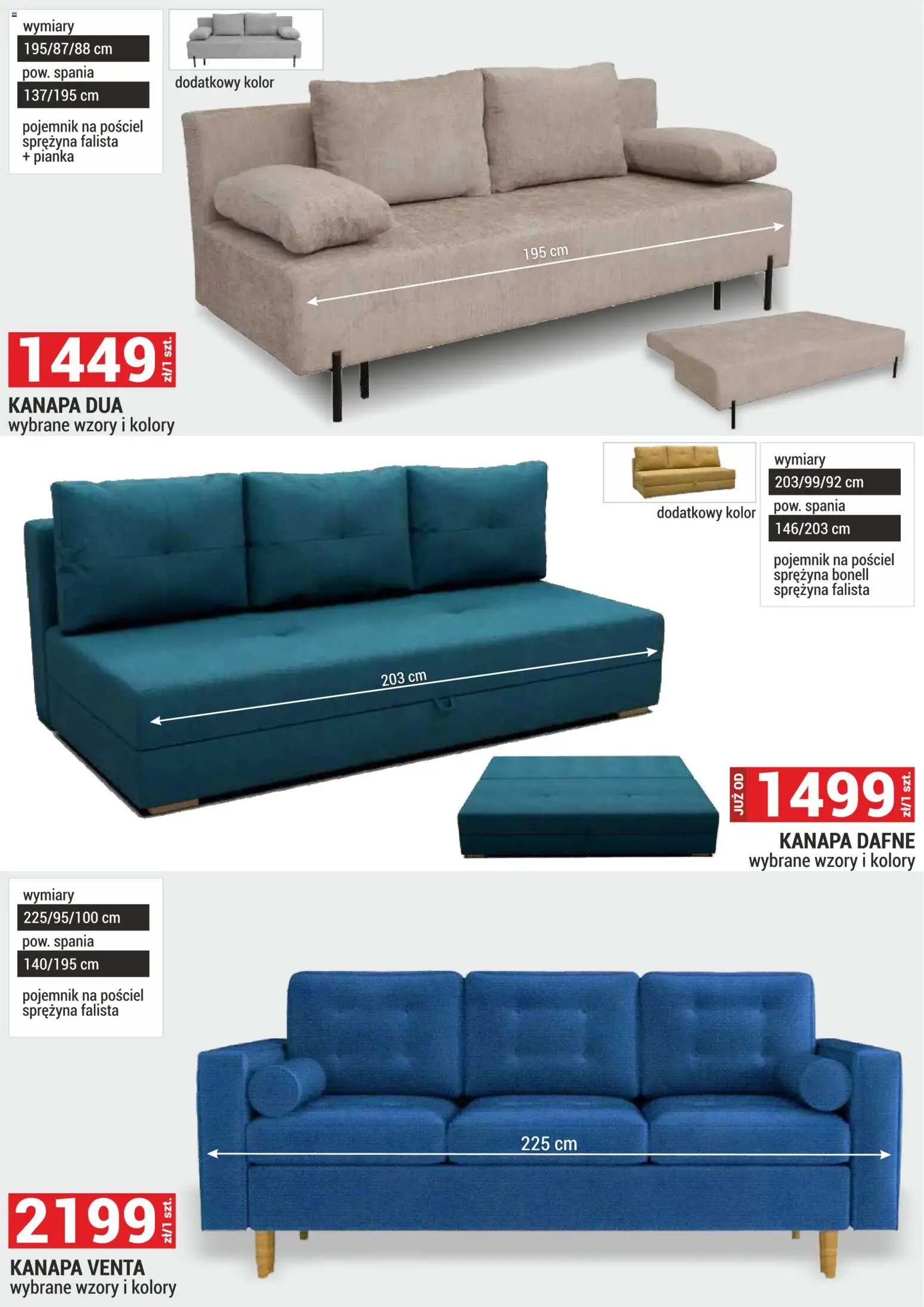 Merkury Market Gazetka - Meble, Wypoczynki, Materace od 01.12.2025 | Strona: 26 | Produkty: Pościel, Kanapa