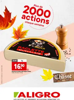 Aligro Aktionen Chasse Chavannes, Matran, Genève, Sion ab 27.10.2025 gültig
