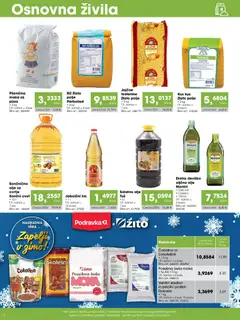 Tuš katalog akcije – veljaven od 07.12.2025 | Stran: 8 | Izdelki: Prašek, Oljčno olje, Kis, Sladkor