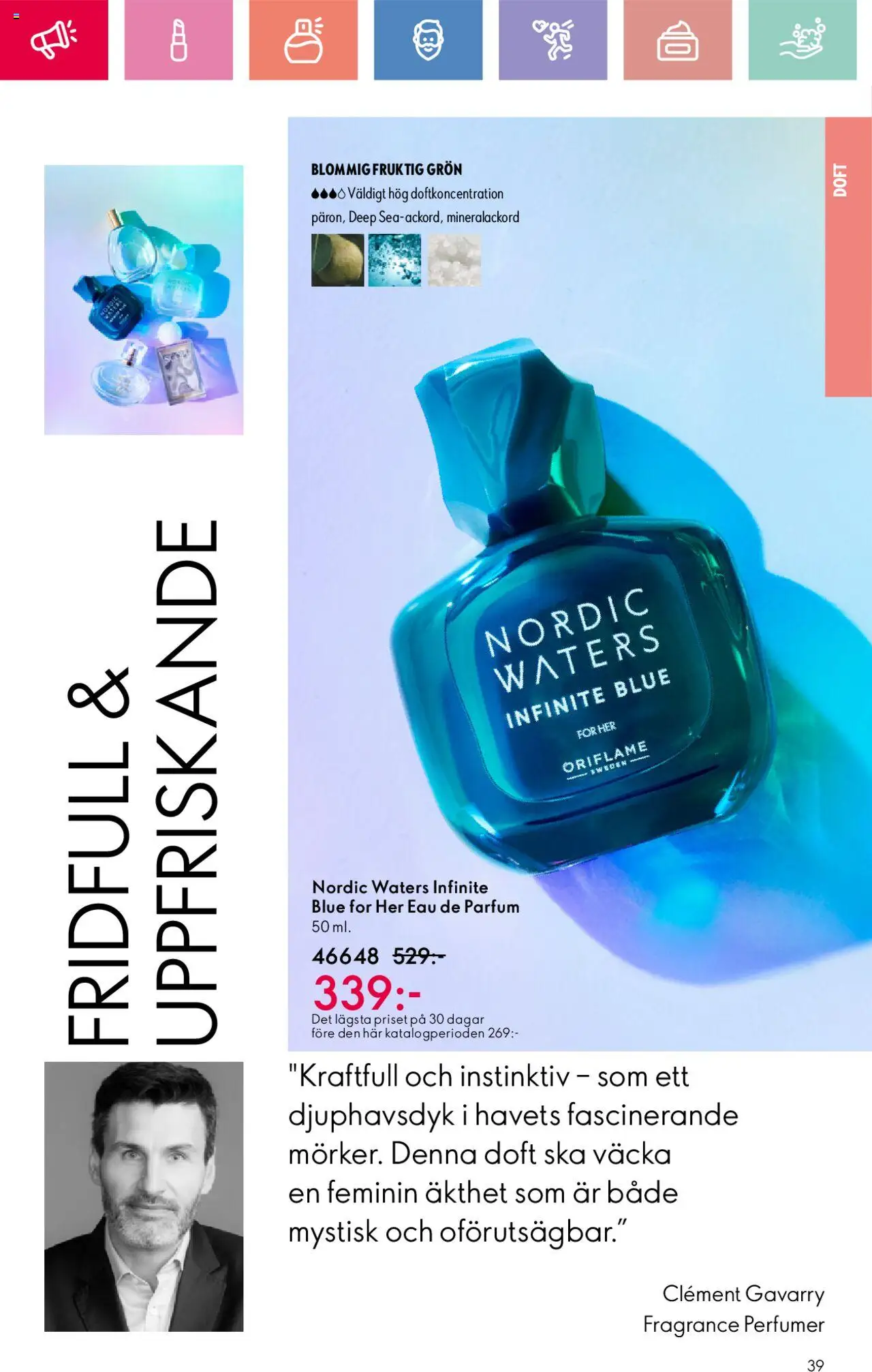 Oriflame reklamblad aktuell från 01.06.2025 | Sida: 39 | Produkter: Doft