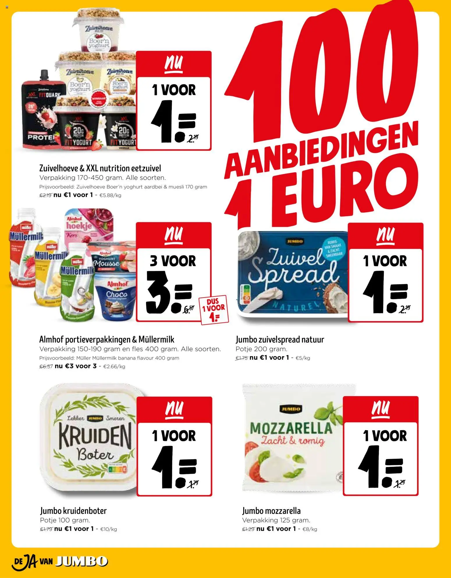 {H1} | Pagina: 4 | Producten: Muesli, Mozzarella, Boter, Yoghurt