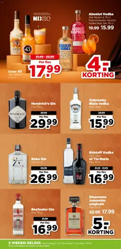 Plus - Folder week 42 - Voorbeeld van een folder van Plus, geldig van 15.10.2025 | Pagina: 40 | Producten: Gin, Fles, Slijterij, Crème