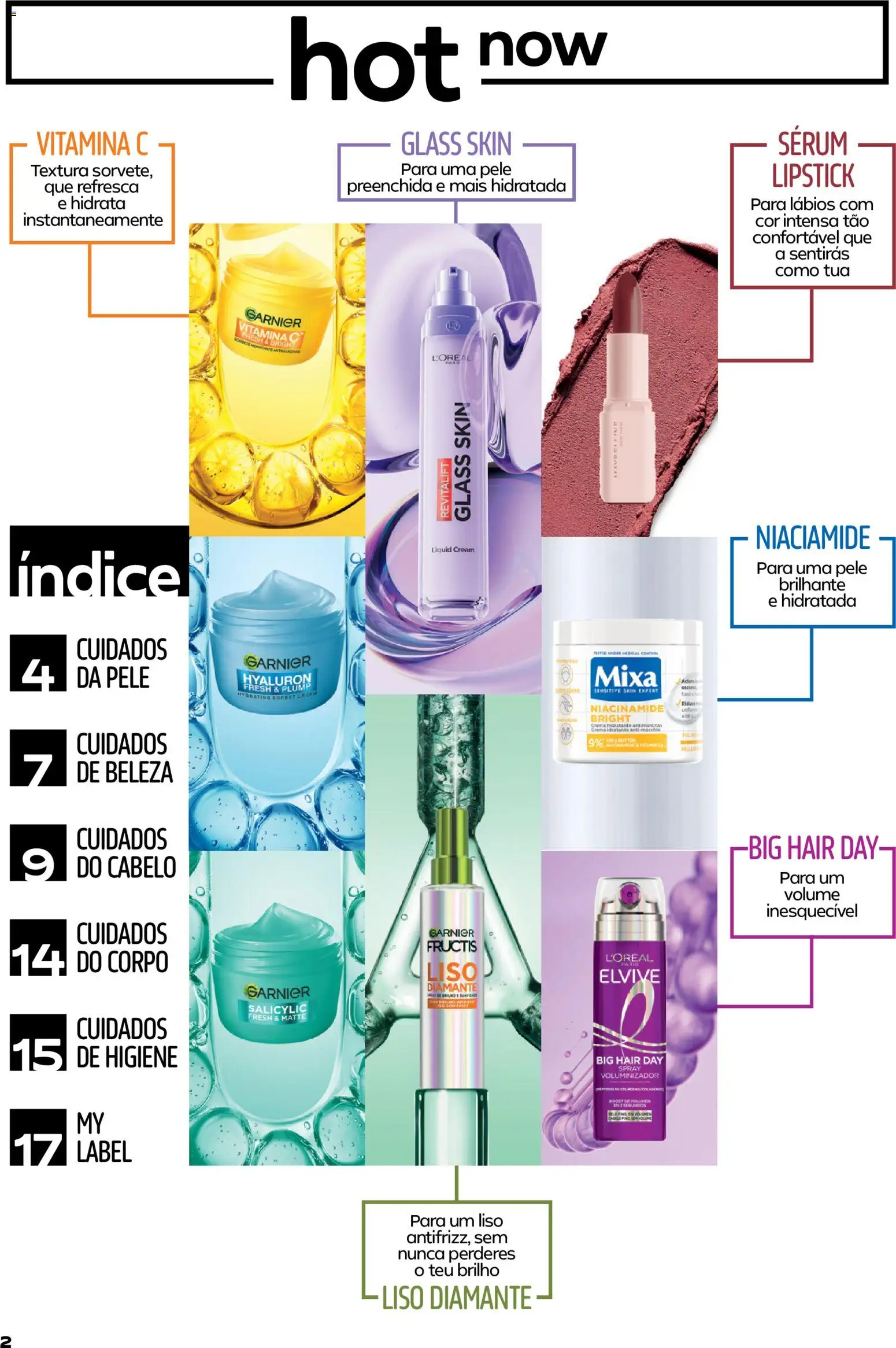 Continente Beleza Inspira-te na verdadeira beleza │ válido de 21.04.2026 | Página: 2 | Produtos: Sérum, Vitamina c