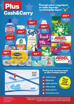 Plus Cash & Carry katalog - pregled Plus Cash & Carry kataloga - važi od 17.04.2026 | Strana: 4 | Proizvode: Ariel, Perwoll, Hleb, Pecivo