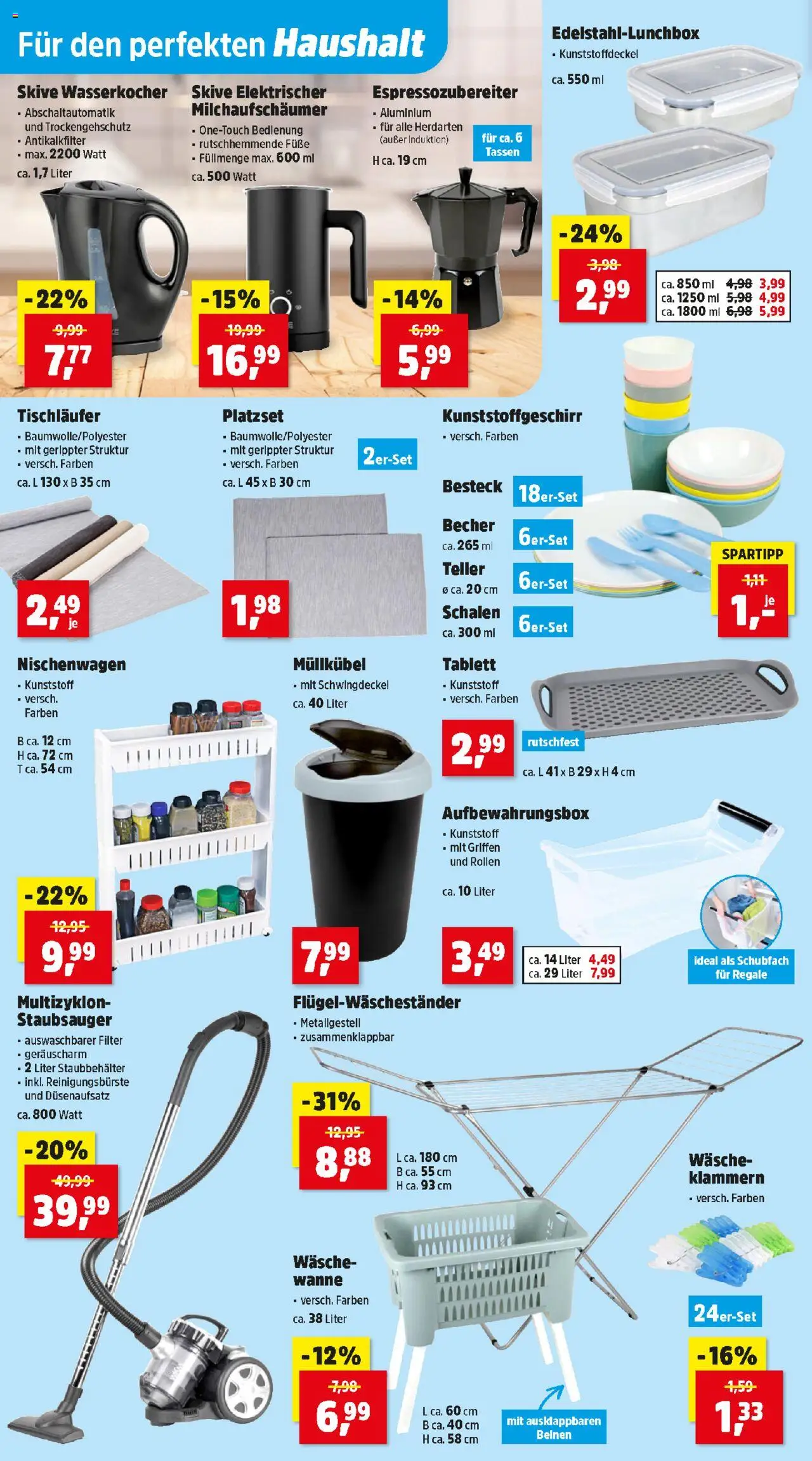 Thomas Philipps Flugblatt gültig ab 04.08.2025 | Seite: 4 | Produkte: Wasserkocher, Staubsauger