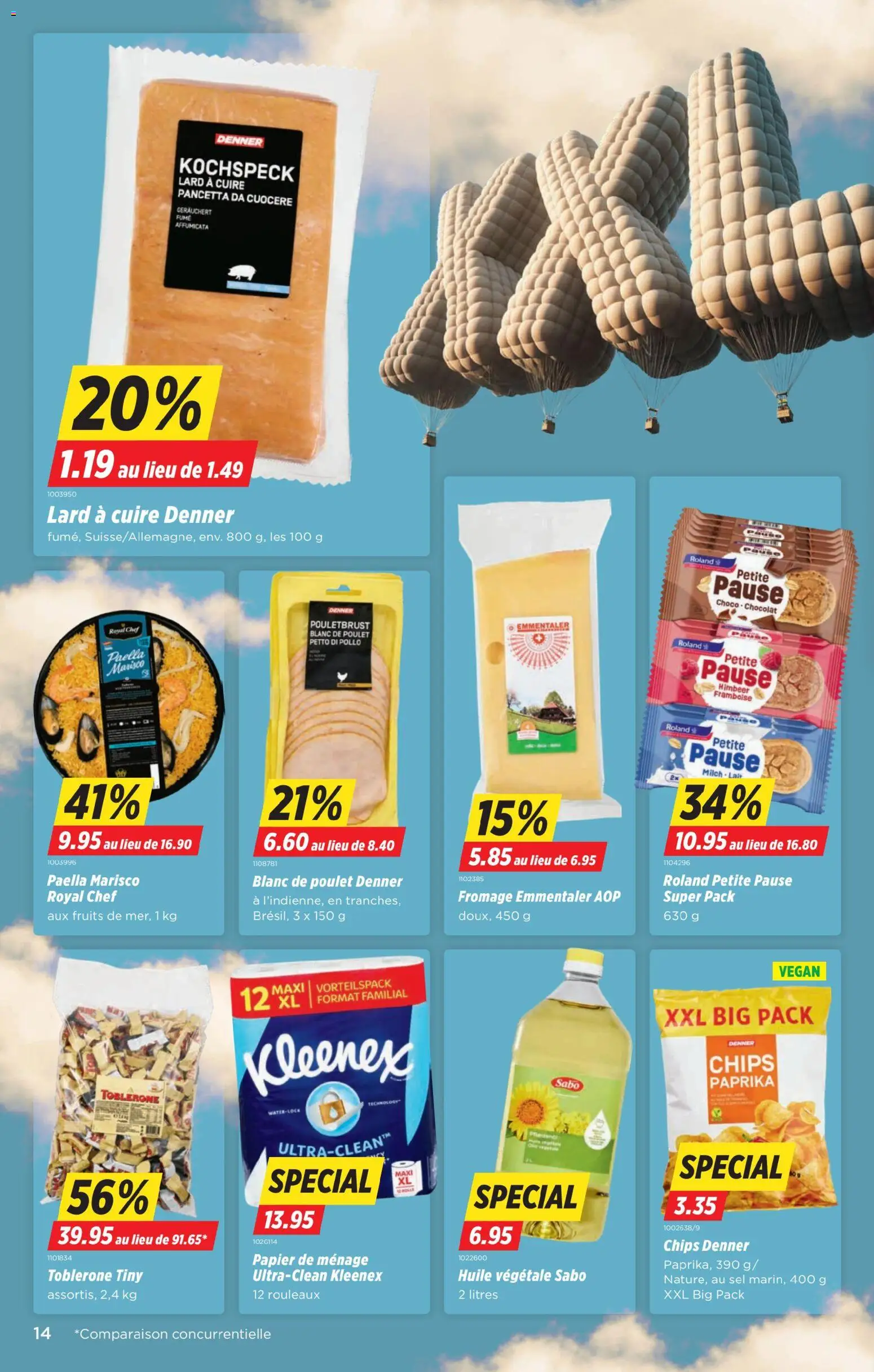 Denner aktionen FR – gültig ab 19.03.2026 | Seite: 14 | Produkte: Pouletbrust, Chips