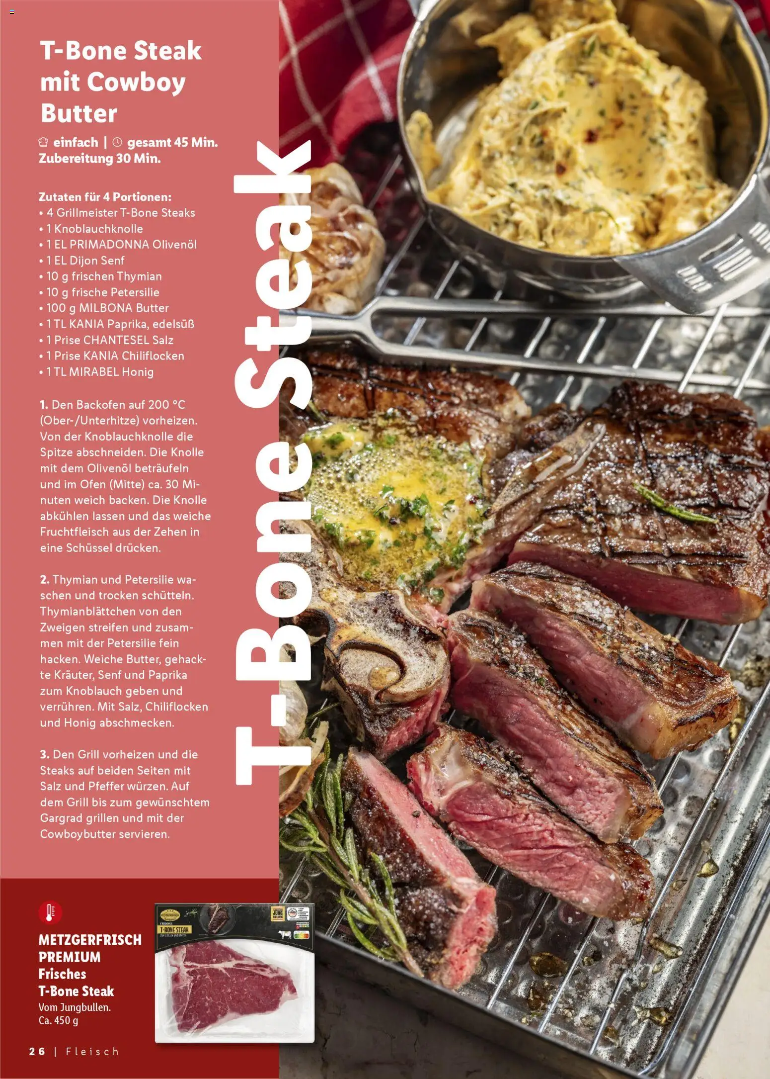 Lidl Prospekt – gültig ab 25.04.2026 | Seite: 26 | Produkte: Olivenol, Backofen, Petersilie, Steak