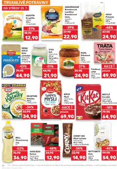 Kaufland leták - Praha 4 od 23.07.2025 | Strana: 40 | Produkty: Kešu, Cereálie, Avokádo, Těsto