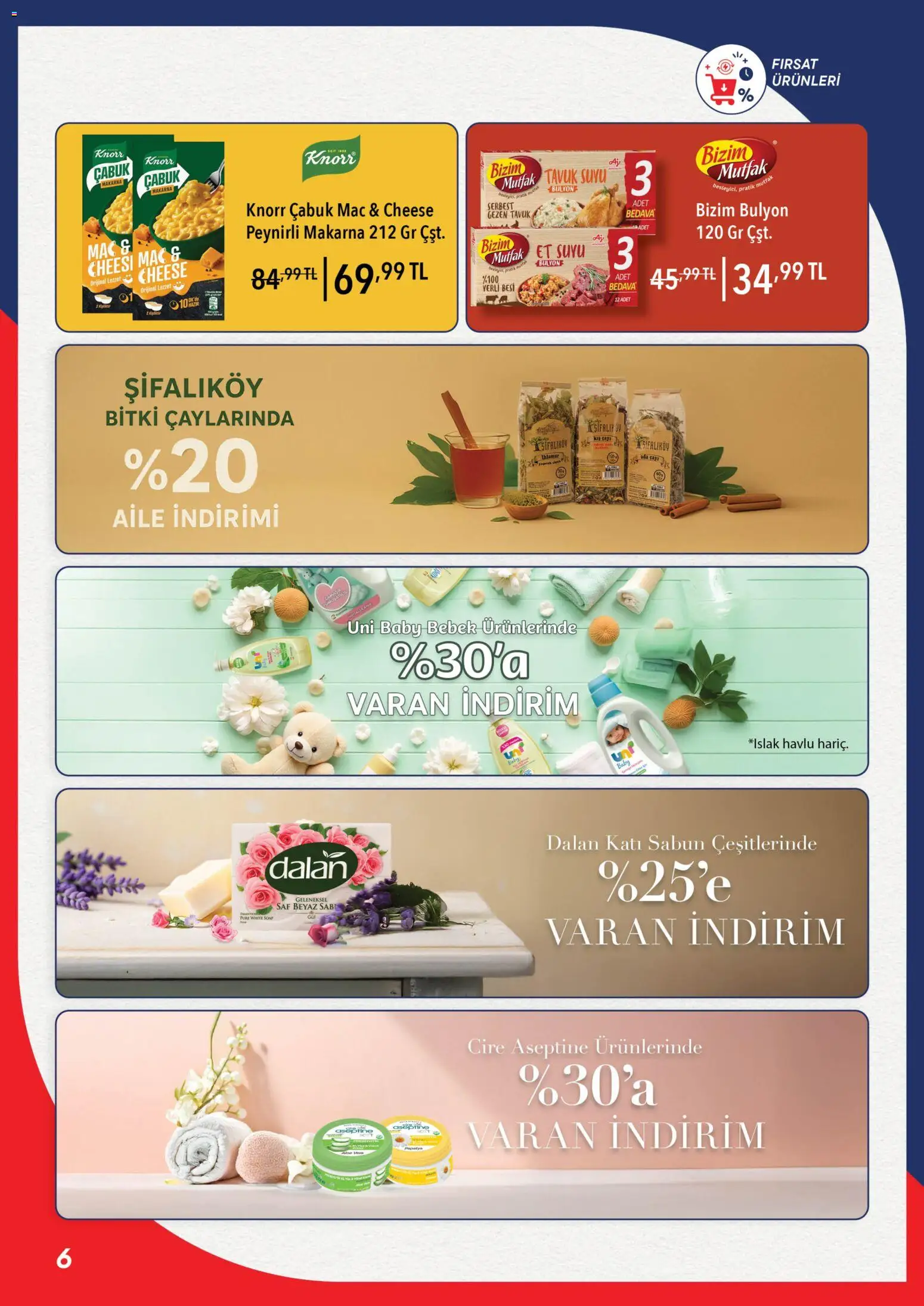 Kim Market Katalog - Marmara Insert - 13.11.2025 tarihinden itibaren geçerlidir | Sayfa: 6 | Ürünler: Tavuk suyu, Ihlamur, Makarna, Klementiinit