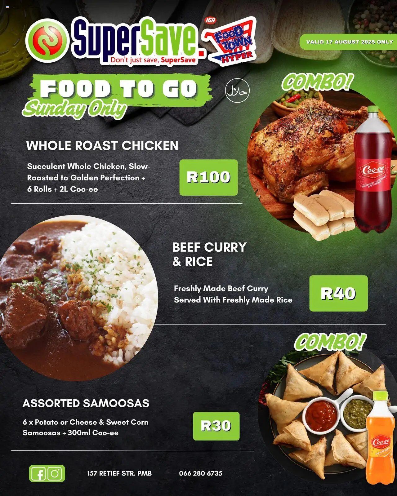 Super Save Sunday Specials │ valid from 17.08.2025 | Page: 2 | Products: Cheese, Chicken, Rice, Beef