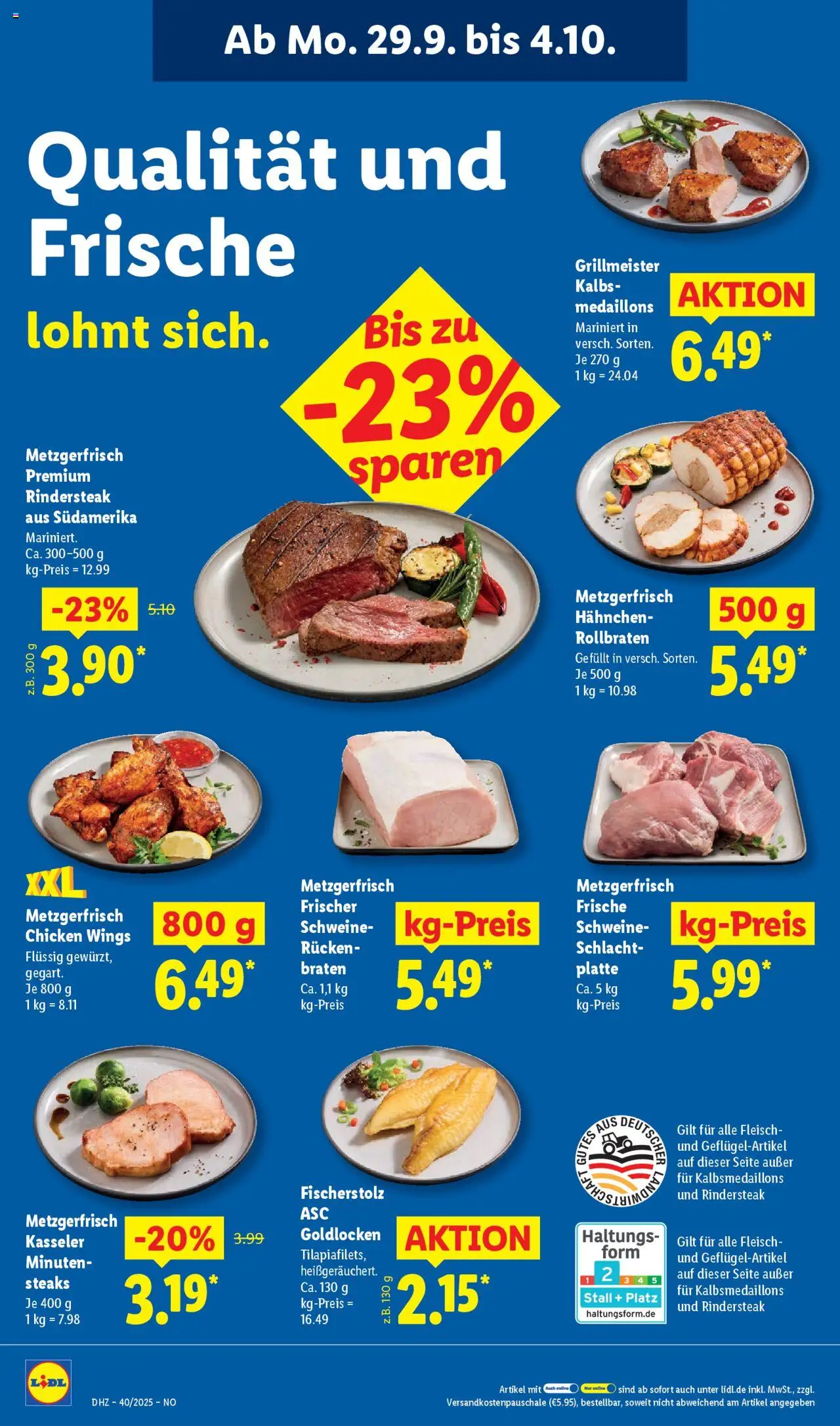 Lidl Prospekt Lüchow	 – gültig ab 29.09.2025 | Seite: 12 | Produkte: Hahnchen, Fleisch