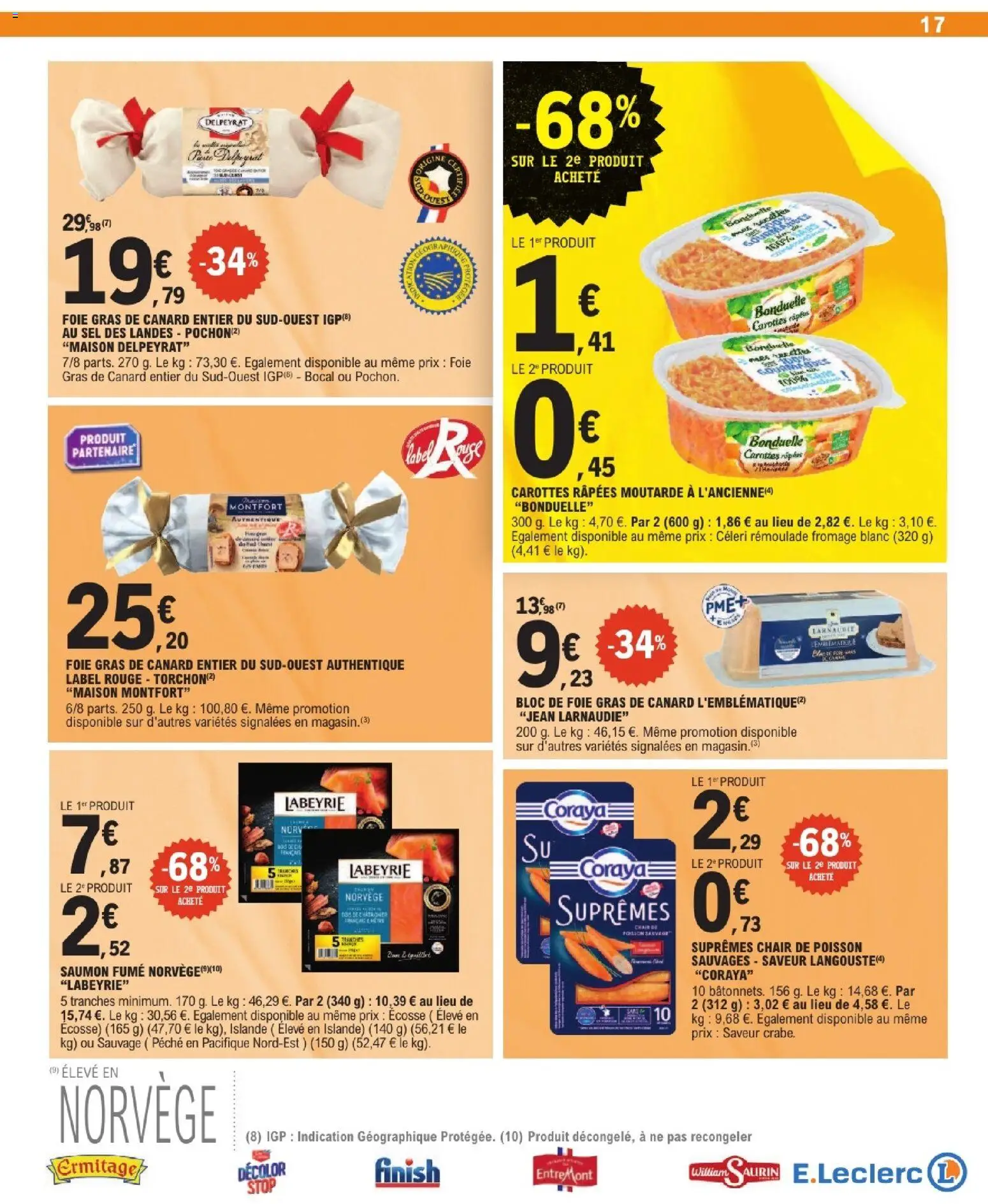 {H1} | Page: 17 | Produits: Foie Gras de Canard, Pêche, Gras de canard entier, Bloc de foie gras