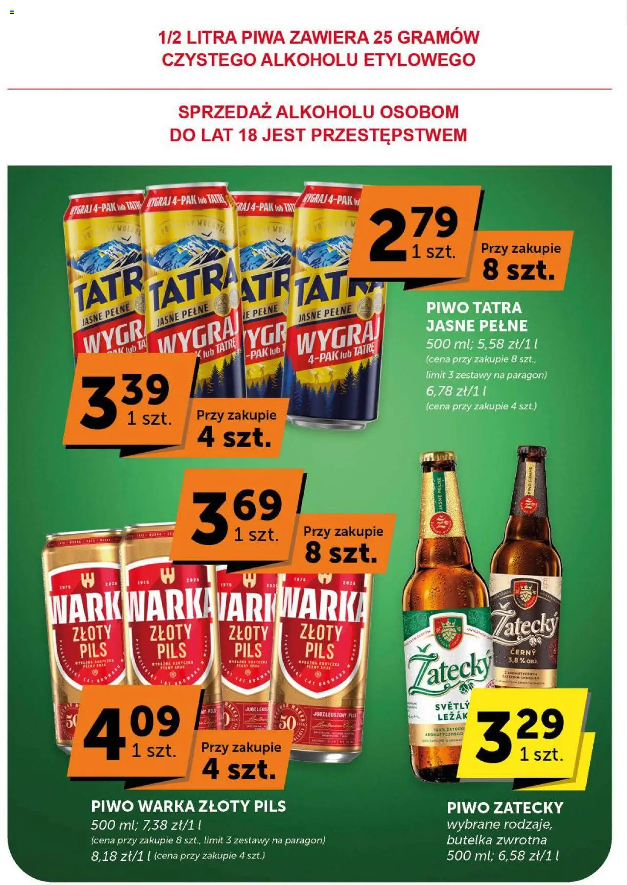 Euro Sklep Gazetka od 04.09.2025 | Strona: 43 | Produkty: Leżak, Warka, Piwo Warka, Piwo