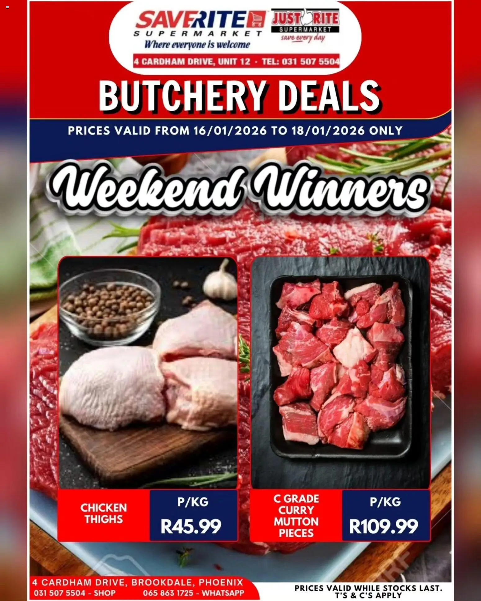 New Saverite catalogue – valid from 16.01.2026 | Page: 3 | Products: Chicken