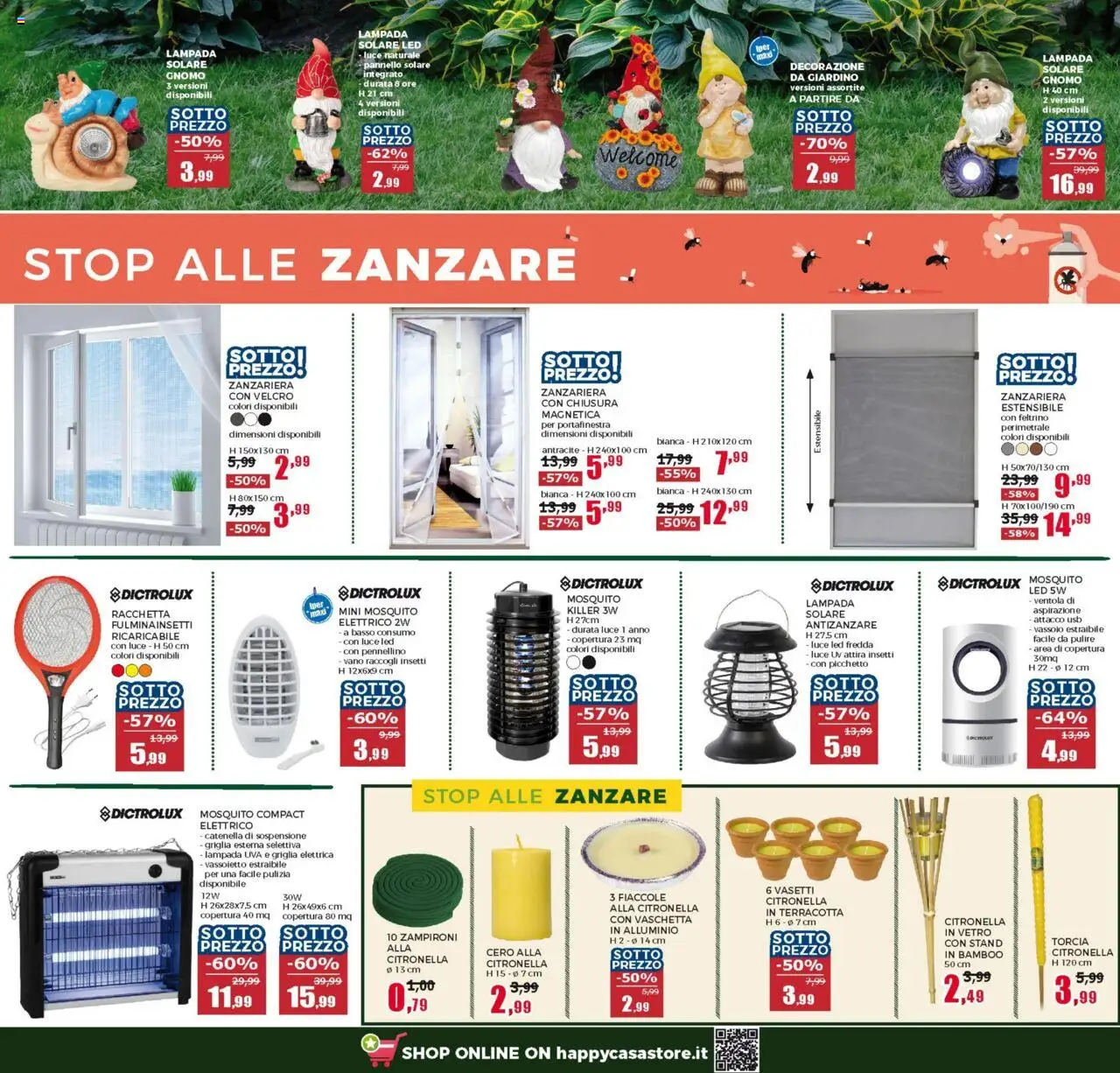 Volantino Happy Casa del 06.08.2025 | Pagina: 7 | Prodotti: Citronella, Torcia, Alluminio, Griglia